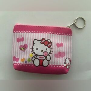 Hello Kitty Pink and White mini wallet with Iconic Design